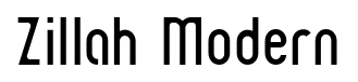 Zillah Modern font
